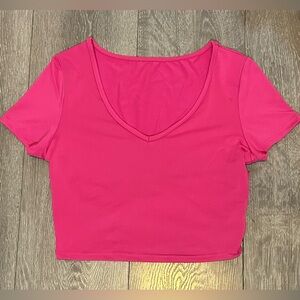 Hot Pink Crop Top